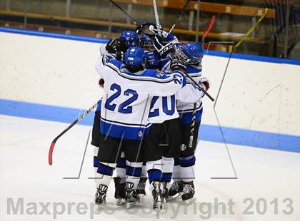 Thumbnail 1 in Brookfield/Bethel/Danbury vs. East Catholic (CIAC Division II Semifinal) photogallery.