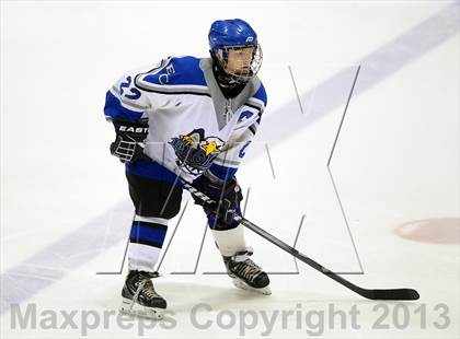 Thumbnail 1 in Brookfield/Bethel/Danbury vs. East Catholic (CIAC Division II Semifinal) photogallery.