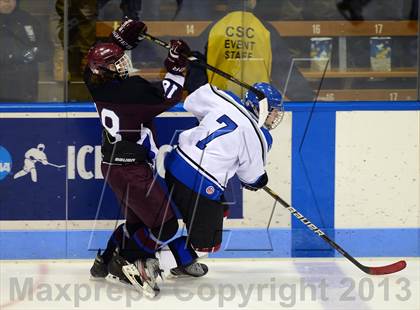 Thumbnail 1 in Brookfield/Bethel/Danbury vs. East Catholic (CIAC Division II Semifinal) photogallery.