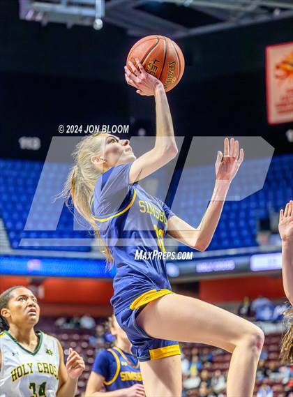 Thumbnail 3 in Holy Cross vs. Simsbury (CIAC L Final) photogallery.