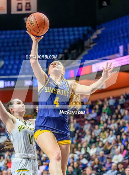 Thumbnail 3 in Holy Cross vs. Simsbury (CIAC L Final) photogallery.