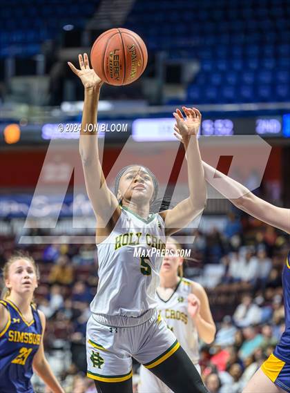 Thumbnail 3 in Holy Cross vs. Simsbury (CIAC L Final) photogallery.