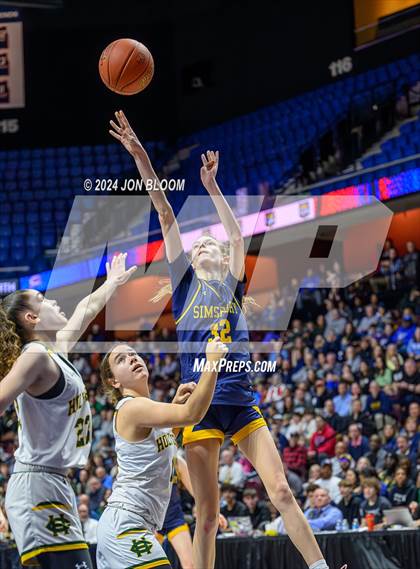 Thumbnail 3 in Holy Cross vs. Simsbury (CIAC L Final) photogallery.
