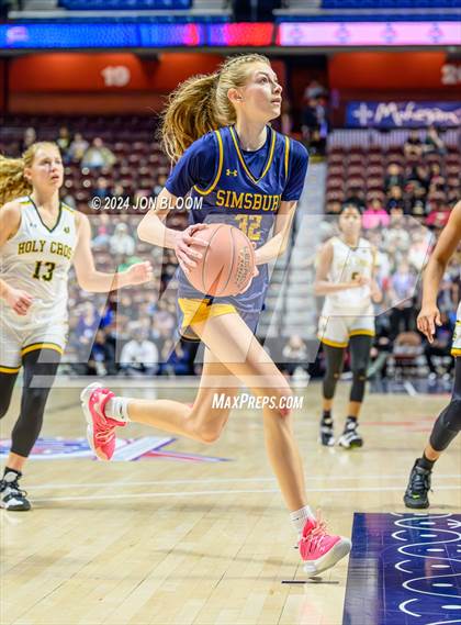 Thumbnail 1 in Holy Cross vs. Simsbury (CIAC L Final) photogallery.