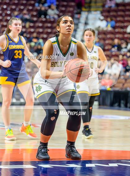 Thumbnail 3 in Holy Cross vs. Simsbury (CIAC L Final) photogallery.