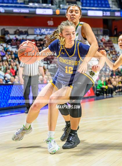 Thumbnail 3 in Holy Cross vs. Simsbury (CIAC L Final) photogallery.