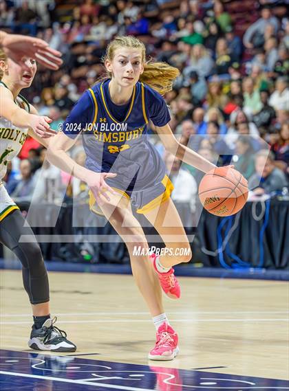 Thumbnail 2 in Holy Cross vs. Simsbury (CIAC L Final) photogallery.