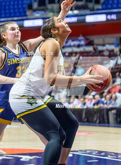 Thumbnail 1 in Holy Cross vs. Simsbury (CIAC L Final) photogallery.