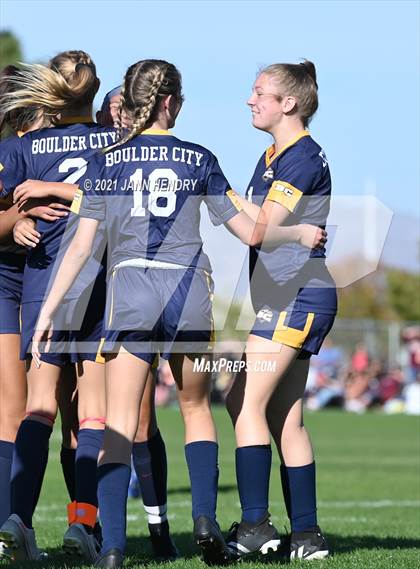 Thumbnail 2 in Boulder City vs. Pahrump Valley (Class 3A Southern Region FINAL) photogallery.