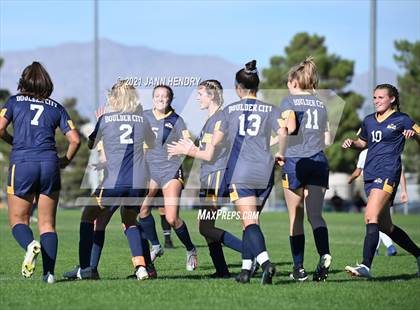 Thumbnail 3 in Boulder City vs. Pahrump Valley (Class 3A Southern Region FINAL) photogallery.