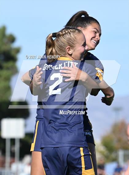 Thumbnail 3 in Boulder City vs. Pahrump Valley (Class 3A Southern Region FINAL) photogallery.
