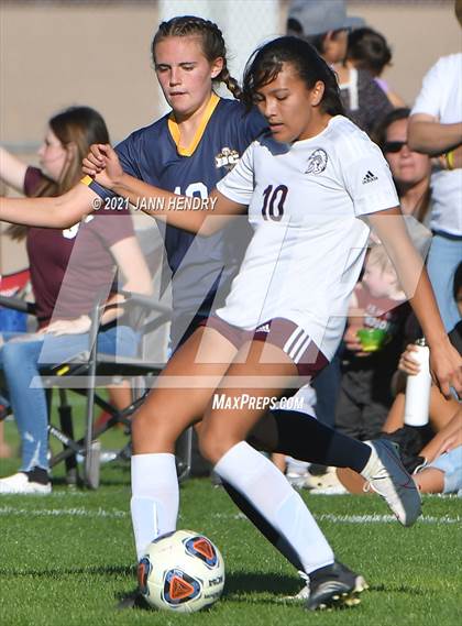 Thumbnail 1 in Boulder City vs. Pahrump Valley (Class 3A Southern Region FINAL) photogallery.