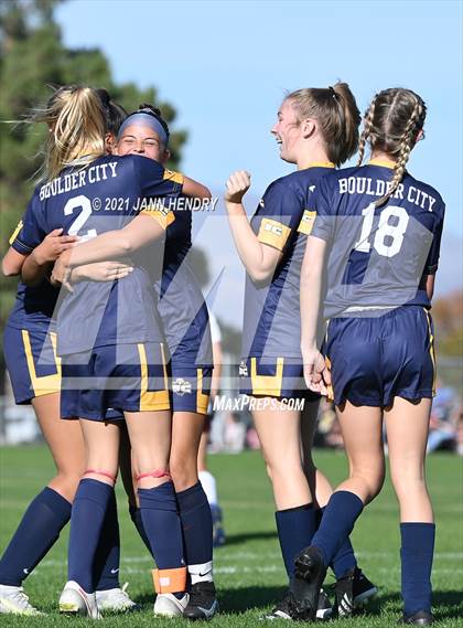 Thumbnail 3 in Boulder City vs. Pahrump Valley (Class 3A Southern Region FINAL) photogallery.