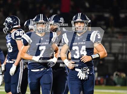 Thumbnail 2 in Cardinal Newman vs. Marin Catholic (CIF NCS D3 Final) photogallery.