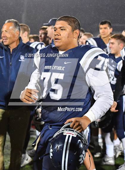 Thumbnail 2 in Cardinal Newman vs. Marin Catholic (CIF NCS D3 Final) photogallery.