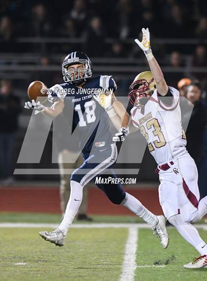 Thumbnail 2 in Cardinal Newman vs. Marin Catholic (CIF NCS D3 Final) photogallery.