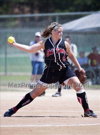 Thumbnail 2 in East Surry vs. Princeton (NCHSAA 1A  Quarterfinal) photogallery.