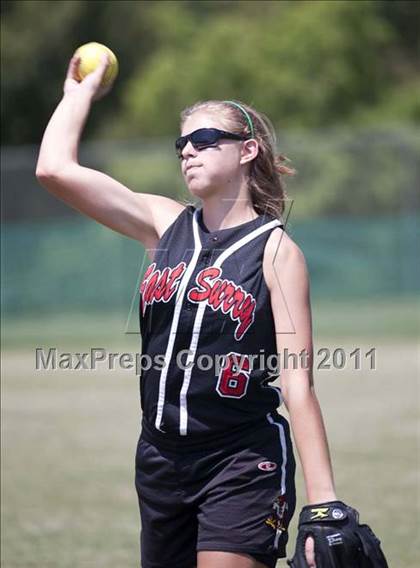 Thumbnail 2 in East Surry vs. Princeton (NCHSAA 1A  Quarterfinal) photogallery.