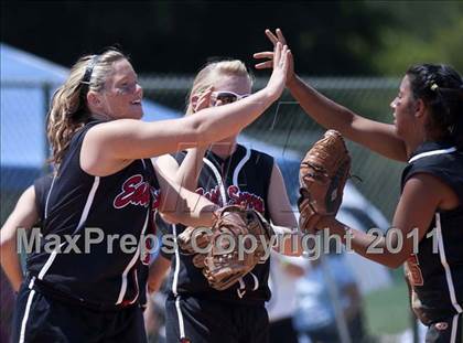 Thumbnail 2 in East Surry vs. Princeton (NCHSAA 1A  Quarterfinal) photogallery.
