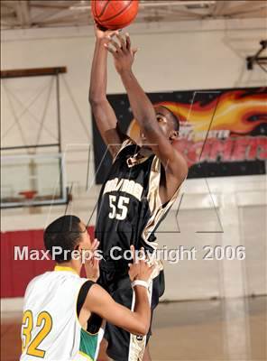 Thumbnail 3 in Blair vs. King-Drew Medical (Westchester Tip-Off Classic) photogallery.