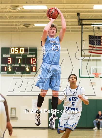 Thumbnail 1 in Yorktown vs West Potomac (Joe Cascio Holiday Classic) photogallery.