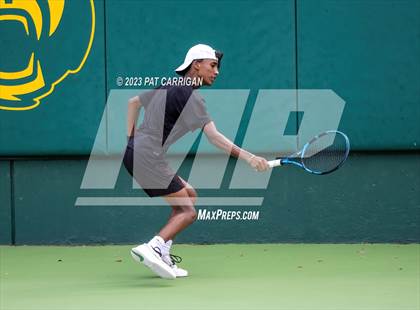 Thumbnail 3 in The Woodlands vs Round Rock Westwood (UIL 6A Team Tennis Semifinal) photogallery.