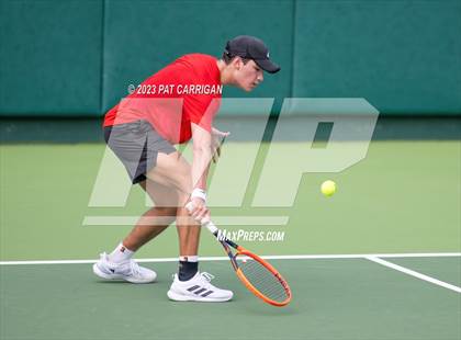 Thumbnail 1 in The Woodlands vs Round Rock Westwood (UIL 6A Team Tennis Semifinal) photogallery.