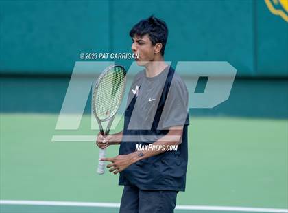 Thumbnail 3 in The Woodlands vs Round Rock Westwood (UIL 6A Team Tennis Semifinal) photogallery.