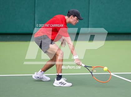 Thumbnail 3 in The Woodlands vs Round Rock Westwood (UIL 6A Team Tennis Semifinal) photogallery.
