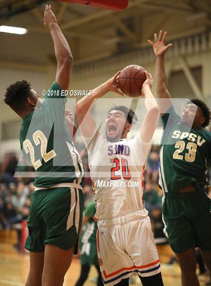 Thumbnail 1 in St. Joseph Notre Dame vs. St. Patrick-St. Vincent (CIF NCS D4 Final) photogallery.