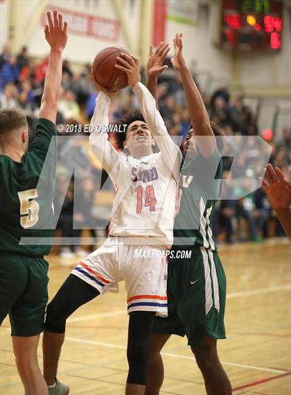 Thumbnail 1 in St. Joseph Notre Dame vs. St. Patrick-St. Vincent (CIF NCS D4 Final) photogallery.