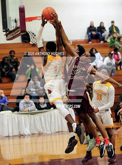 Thumbnail 3 in Brooklyn Collegiate vs. Cardinal Hayes (Apparel Challenge) photogallery.