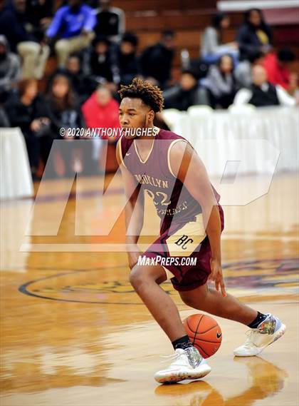 Thumbnail 1 in Brooklyn Collegiate vs. Cardinal Hayes (Apparel Challenge) photogallery.