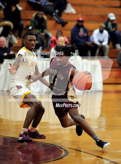 Thumbnail 3 in Brooklyn Collegiate vs. Cardinal Hayes (Apparel Challenge) photogallery.