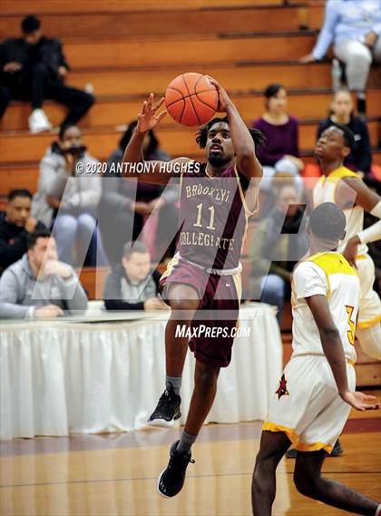 Thumbnail 1 in Brooklyn Collegiate vs. Cardinal Hayes (Apparel Challenge) photogallery.