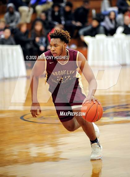 Thumbnail 2 in Brooklyn Collegiate vs. Cardinal Hayes (Apparel Challenge) photogallery.