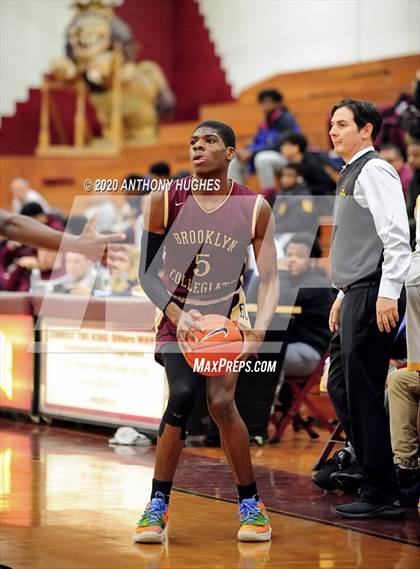 Thumbnail 1 in Brooklyn Collegiate vs. Cardinal Hayes (Apparel Challenge) photogallery.