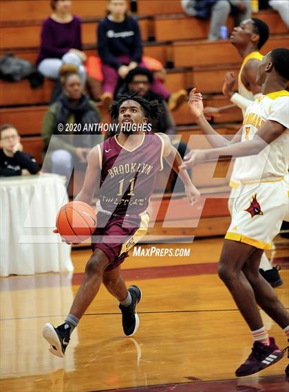 Thumbnail 2 in Brooklyn Collegiate vs. Cardinal Hayes (Apparel Challenge) photogallery.