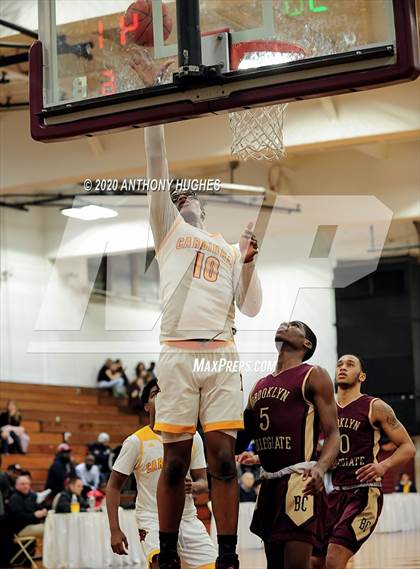 Thumbnail 1 in Brooklyn Collegiate vs. Cardinal Hayes (Apparel Challenge) photogallery.