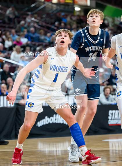 Thumbnail 2 in Coeur d'Alene vs. Lake City (IHSAA 5A Quarterfinal) photogallery.