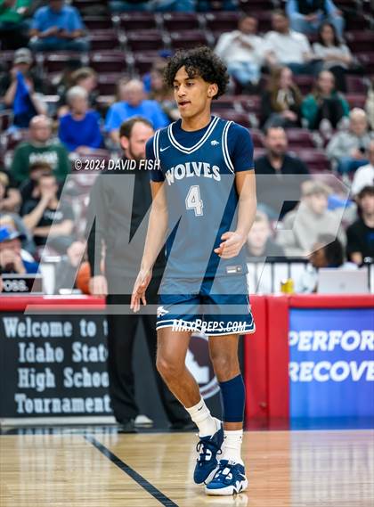 Thumbnail 2 in Coeur d'Alene vs. Lake City (IHSAA 5A Quarterfinal) photogallery.