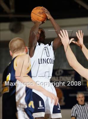Thumbnail 1 in Lincoln vs Pius XI (Spalding Hoophall Classic) photogallery.