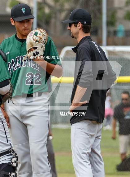 Thumbnail 2 in Pacifica @ Monrovia (CIF SS D4 1st Round Playoff) photogallery.