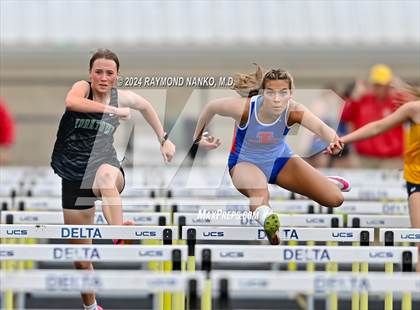 Thumbnail 1 in IHSAA Delta Sectionals (100 Meter Hurdles)  photogallery.