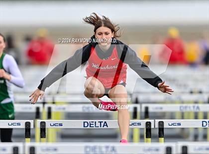 Thumbnail 1 in IHSAA Delta Sectionals (100 Meter Hurdles)  photogallery.