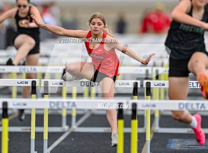 Thumbnail 3 in IHSAA Delta Sectionals (100 Meter Hurdles)  photogallery.