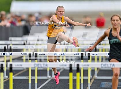 Thumbnail 1 in IHSAA Delta Sectionals (100 Meter Hurdles)  photogallery.