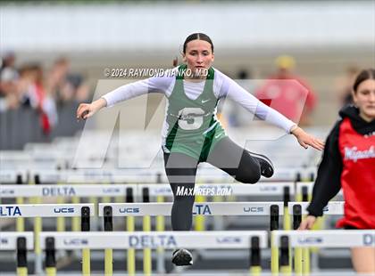 Thumbnail 2 in IHSAA Delta Sectionals (100 Meter Hurdles)  photogallery.