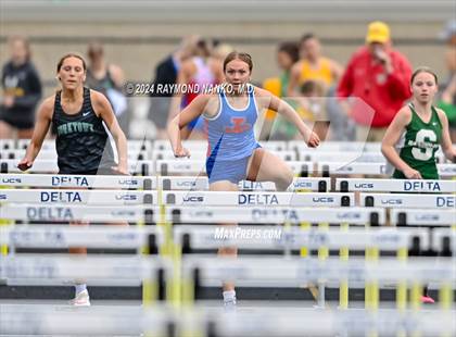 Thumbnail 2 in IHSAA Delta Sectionals (100 Meter Hurdles)  photogallery.