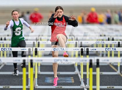 Thumbnail 3 in IHSAA Delta Sectionals (100 Meter Hurdles)  photogallery.